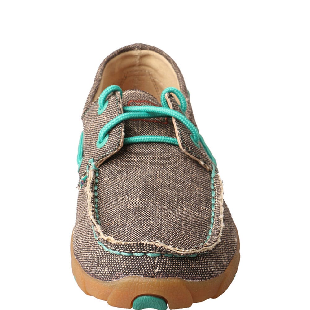 WDM0085 Twisted X Women's Driving Moc Boat Shoes - Dust