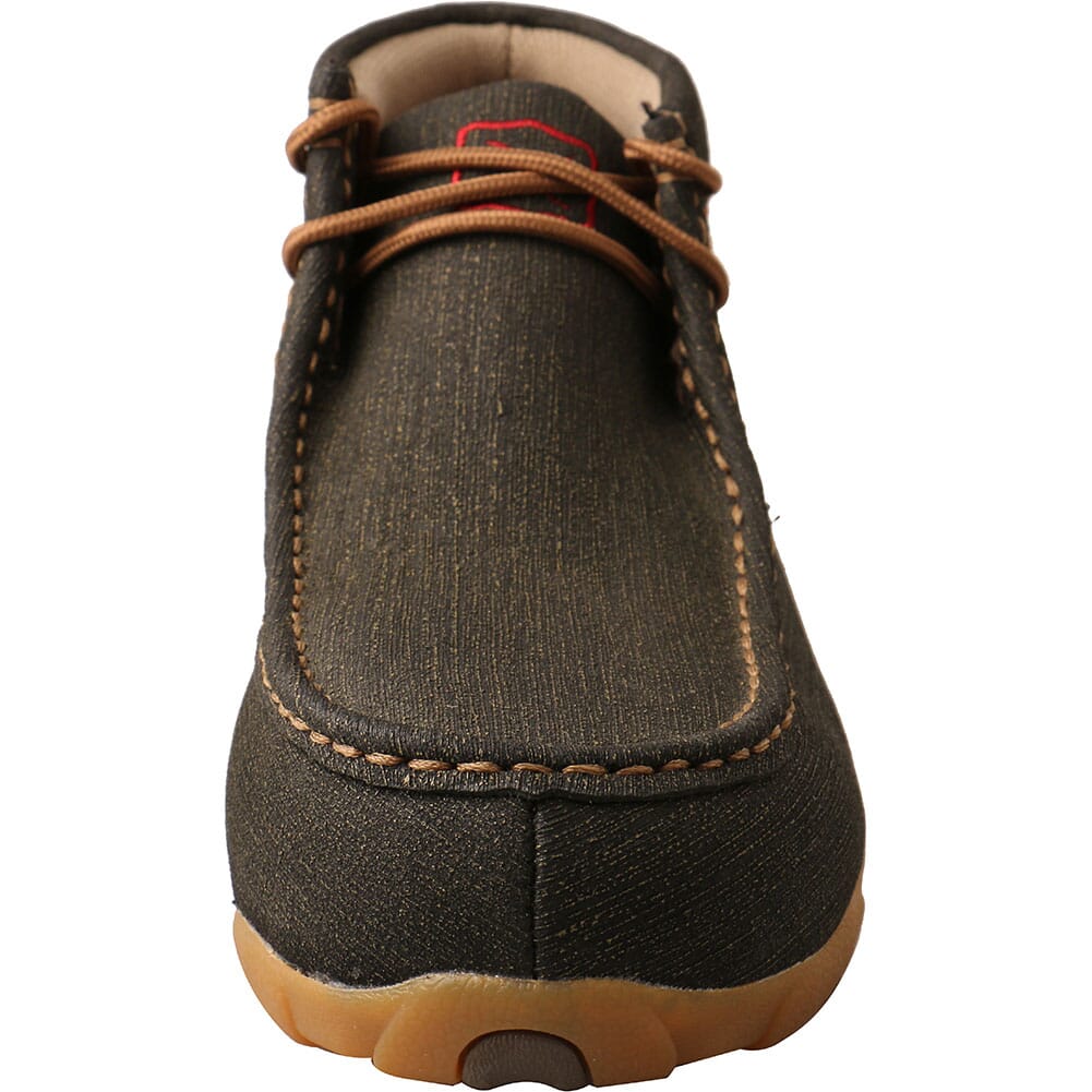 WDMAL02 Twisted X Women's Driving Moc Safety Chukka - Charcoal/Brown