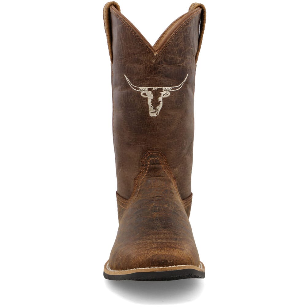 YTH0016 Twisted X Kid's Top Hand Western Boots - Chocolate