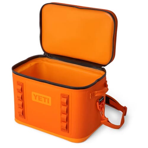 orange yeti cooler bag Hopper Flip 8 Portable Cooler, Field Tan/Blaze The Roadie 24 Hard Cooler is a fresh take on a tried YETI Hopper Two 30 in