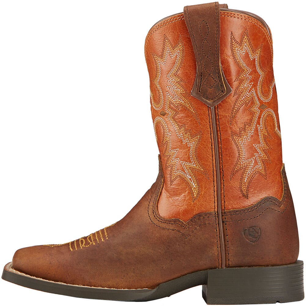 Ariat Youth Tombstone Western Boots - Powder Brown