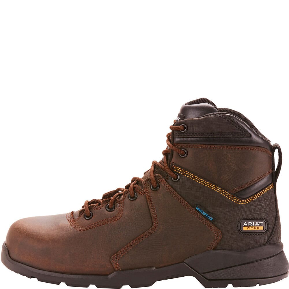 Ariat Men's Rebar Flex Protect WP Safety Boots - Dark Brown