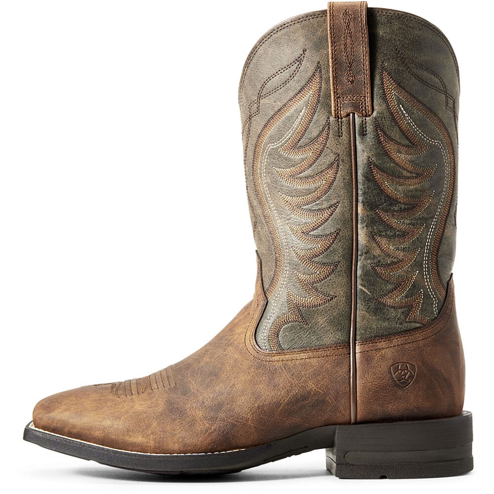 Ariat Men's Amos Western Boots - Hand Stained Red Brown