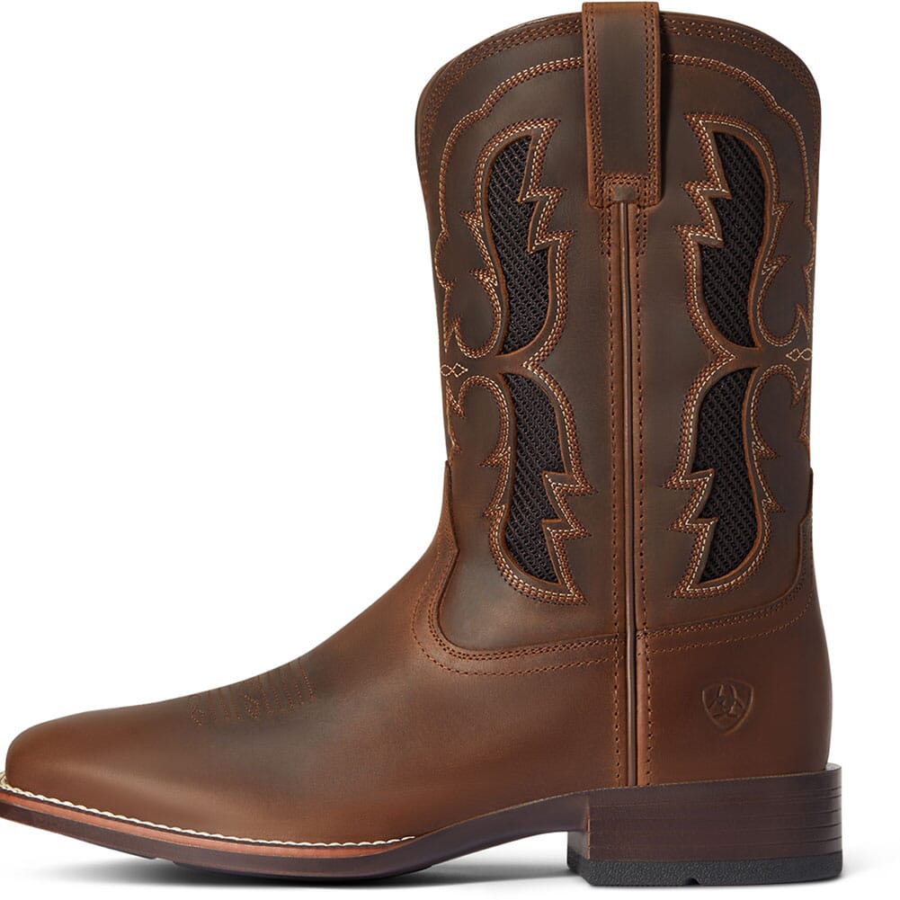 10038261 Ariat Men's Dash VentTEK Ultra Western Boots - Brown