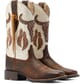 Ariat Women's Round Up Southwest StretchFit Western Boots Barn Brown Front