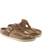 Birkenstock Women's Gizeh Braid Sandals Cognac Front
