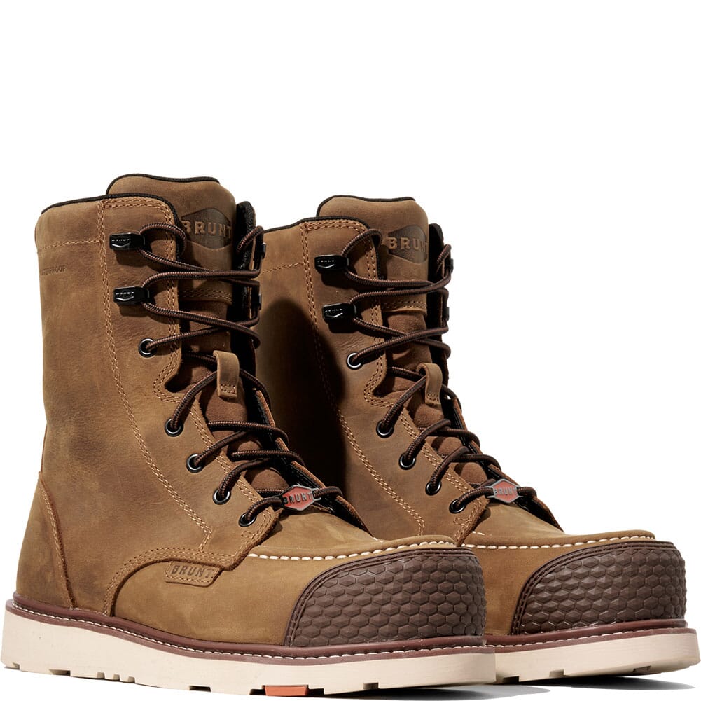 Brunt Men's Marin Brunt Toe Safety Boots - Brown | elliottsboots
