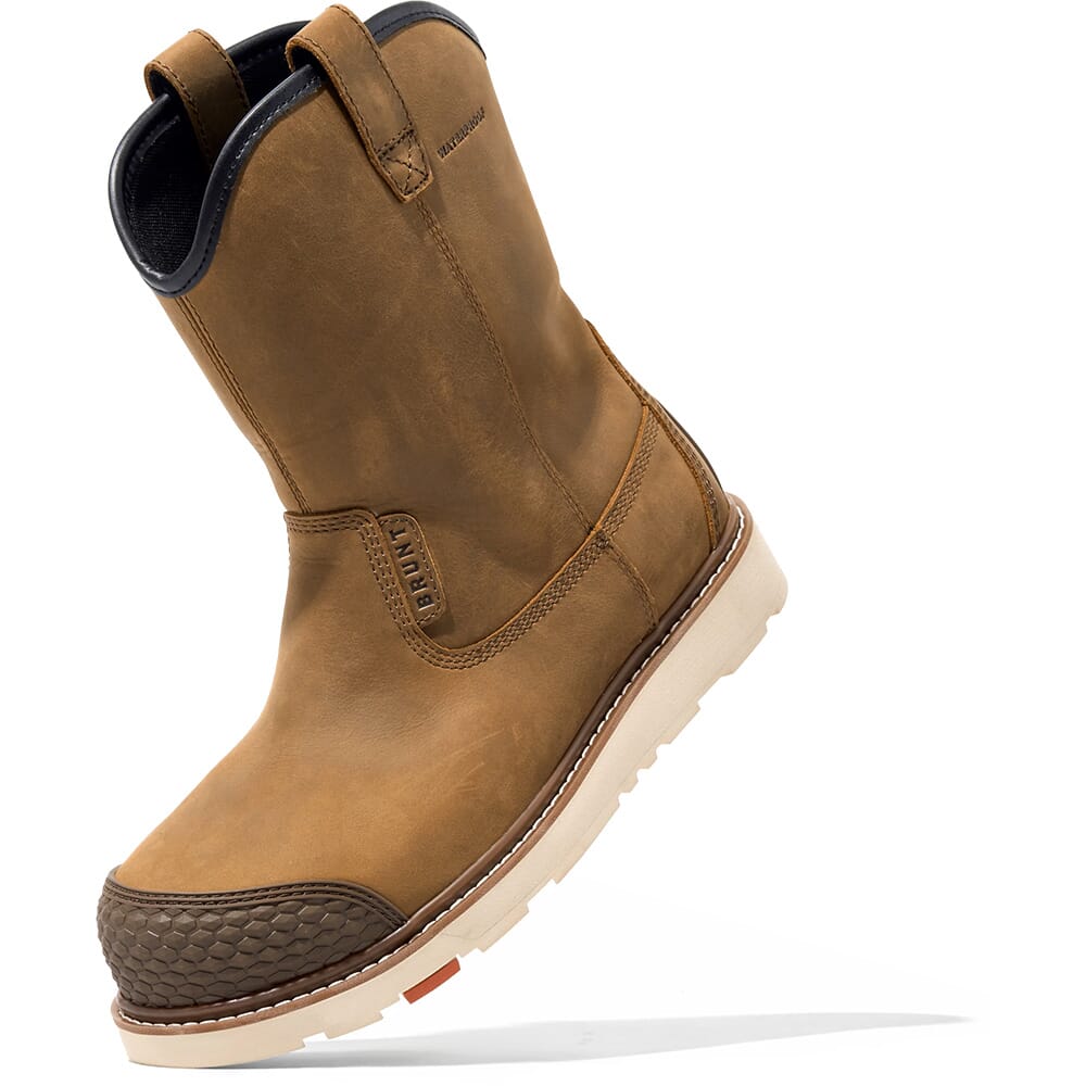 brunt EIT type-A グレー Brunt Men's Bolduc Brunt Toe Safety Boots - Brown