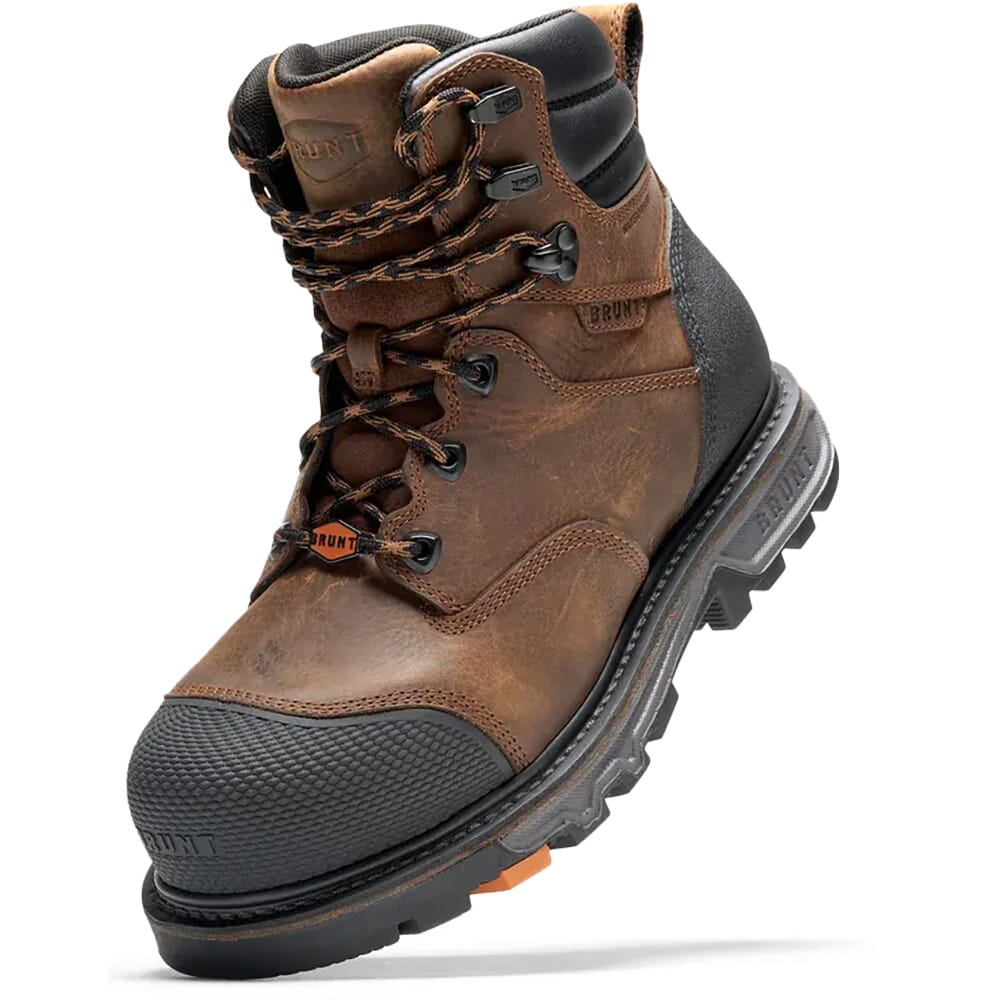 Brunt Men's Mulder WP CT EH Safety Boots - Brown | elliottsboots