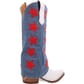 Dingo Women's Glory Days Leather Boots - White/Denim
