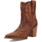 DI2272-BN Dingo Women's Rocky Top Leather Booties - Brown