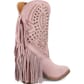 Dingo Women's Star Power Suede Leather Booties - Pink
