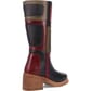 Dingo Women's Patches Leather Boots - Black