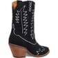 Dingo Women's Tiny Pony Suede Leather Booties - Black