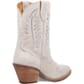 Dingo Women's Tiny Pony Suede Leather Booties - White
