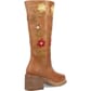 Dingo Women's Bloom Leather Boots - Tan