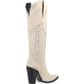 Dingo Women's Double Take Suede Leather Boots - White