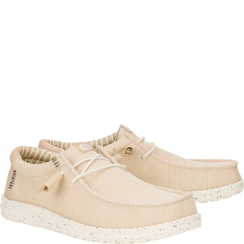 Hey Dude Wally Stretch Sox Irish cream egret Men\'s Sz 9 41898-OLZ $60 NWT Wally Stretch Sox Irish Cream/Egret - Uomo Heydude | Heydude  main image 4