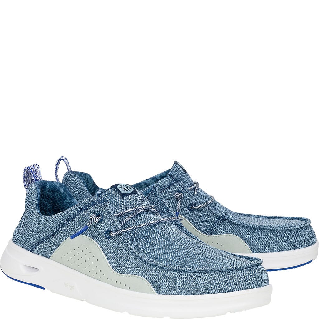 Hey Dude Men's Wally Hey2O Mesh Casual Shoes - Sargasso Blue