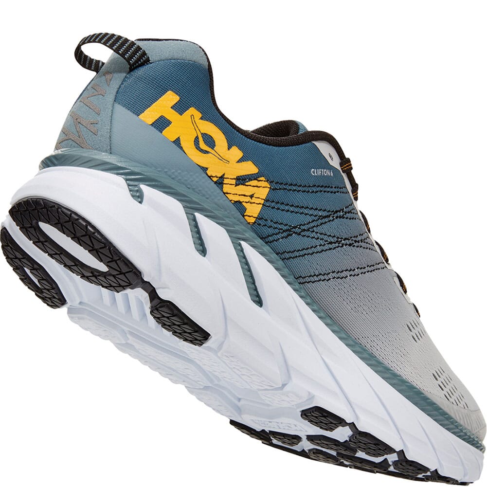 Hoka One One Men's Clifton 6 Running Shoes - Lead/Lunar Rock