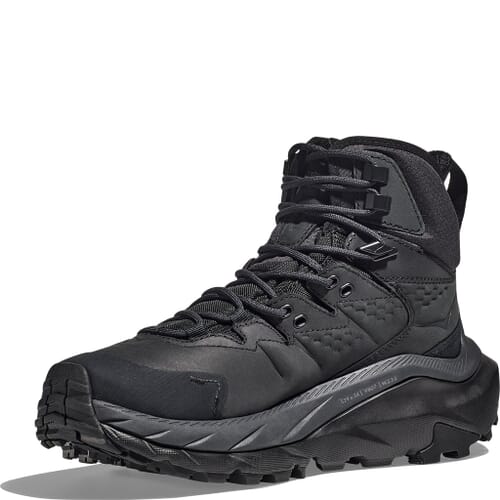 HOKA ONE ONE Men\'s Sky Kaha Hiking Boots Black/ Grey,  Size 11.5 Hoka Men main image 4