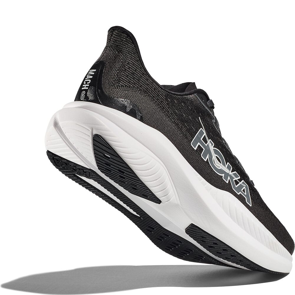 【HOKA】Mach 6 Wide - BLACK / WHITE / 1147834-BWHT Hoka Women's Mach 6 Wide Running Shoes - Black/White