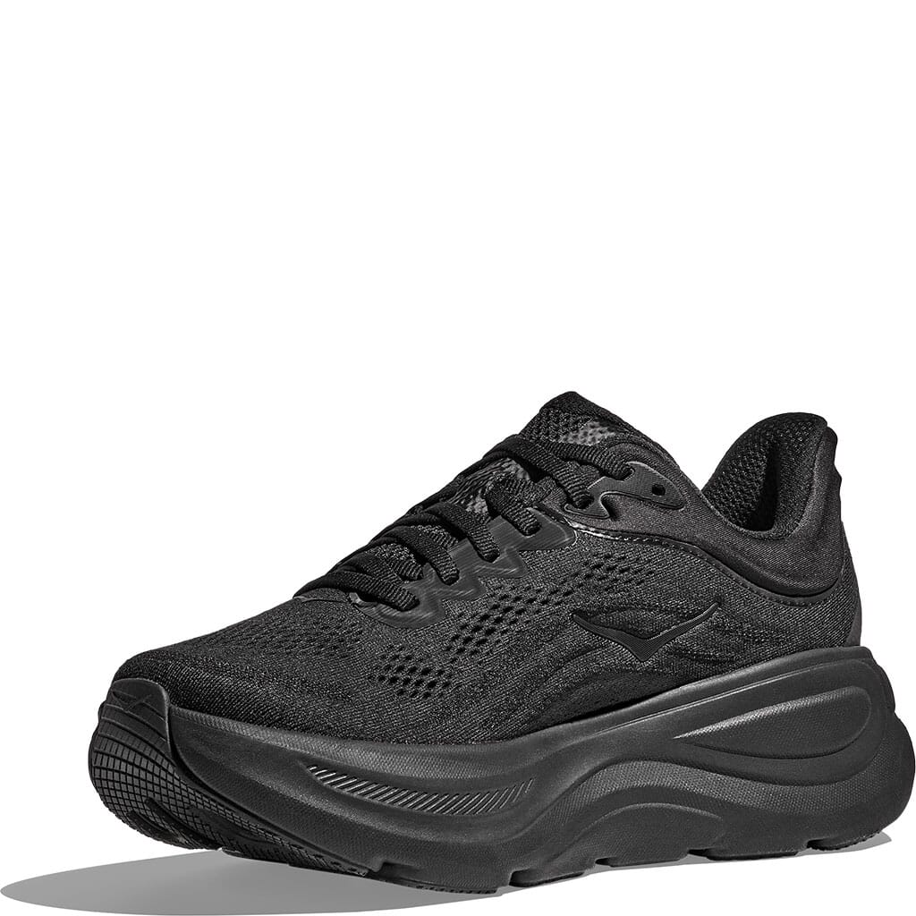 Hoka Men's Bondi 9 XWide Running Shoes - Black/Black | elliottsboots
