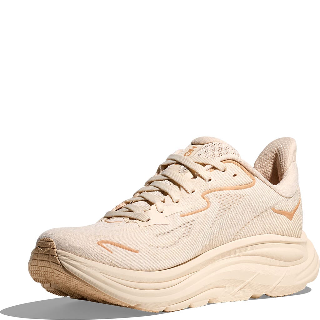 Hoka Women's Clifton 10 Athletic Shoes - Vanilla/Birch | elliottsboots