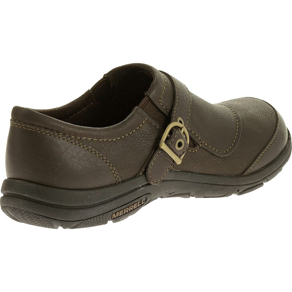 Merrell Women's Dassie Buckle Casual Shoes - Espresso | elliottsboots