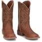 Justin Women's Halter Western Boots Roasted Cognac Front