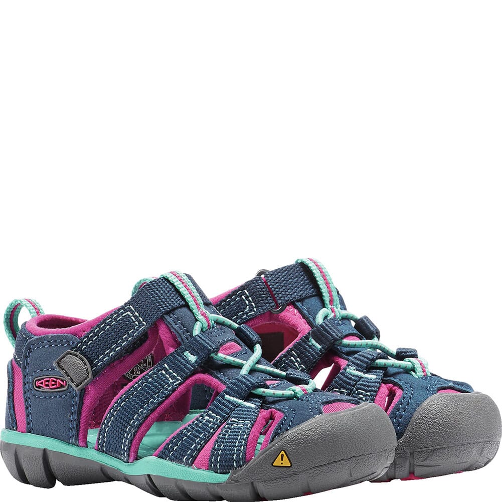 KEEN Toddler's Seacamp II CNX Sandals - Poseidon/Very Berry