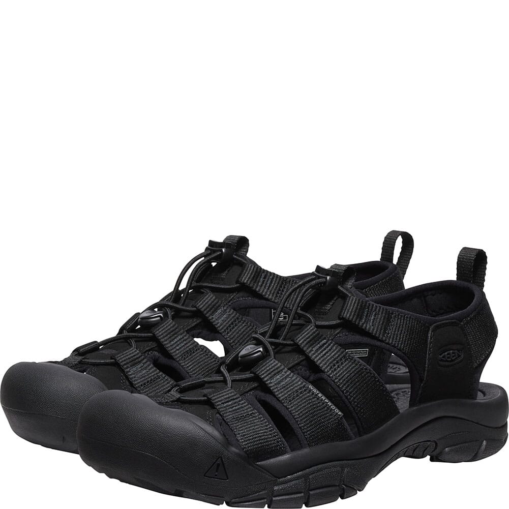 1022258 KEEN Men's Newport H2 Sandals - Triple Black