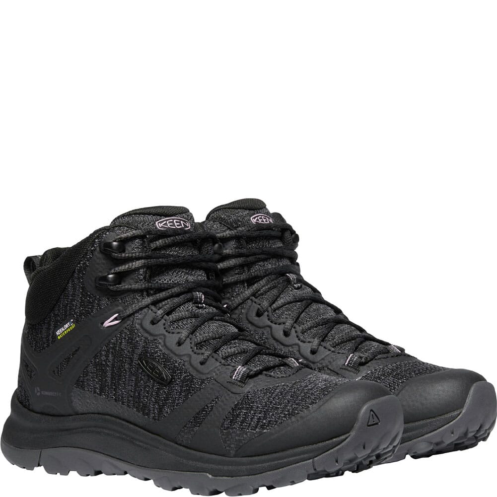 1022352 KEEN Women's Terradora II WP Hiking Boots - Black/Magnet