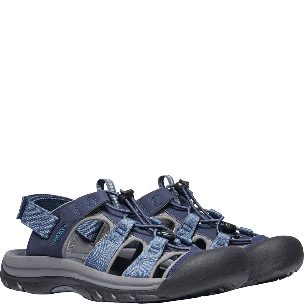 KEEN Men's Rapids H2 Sandals - Navy/Real Teal | elliottsboots