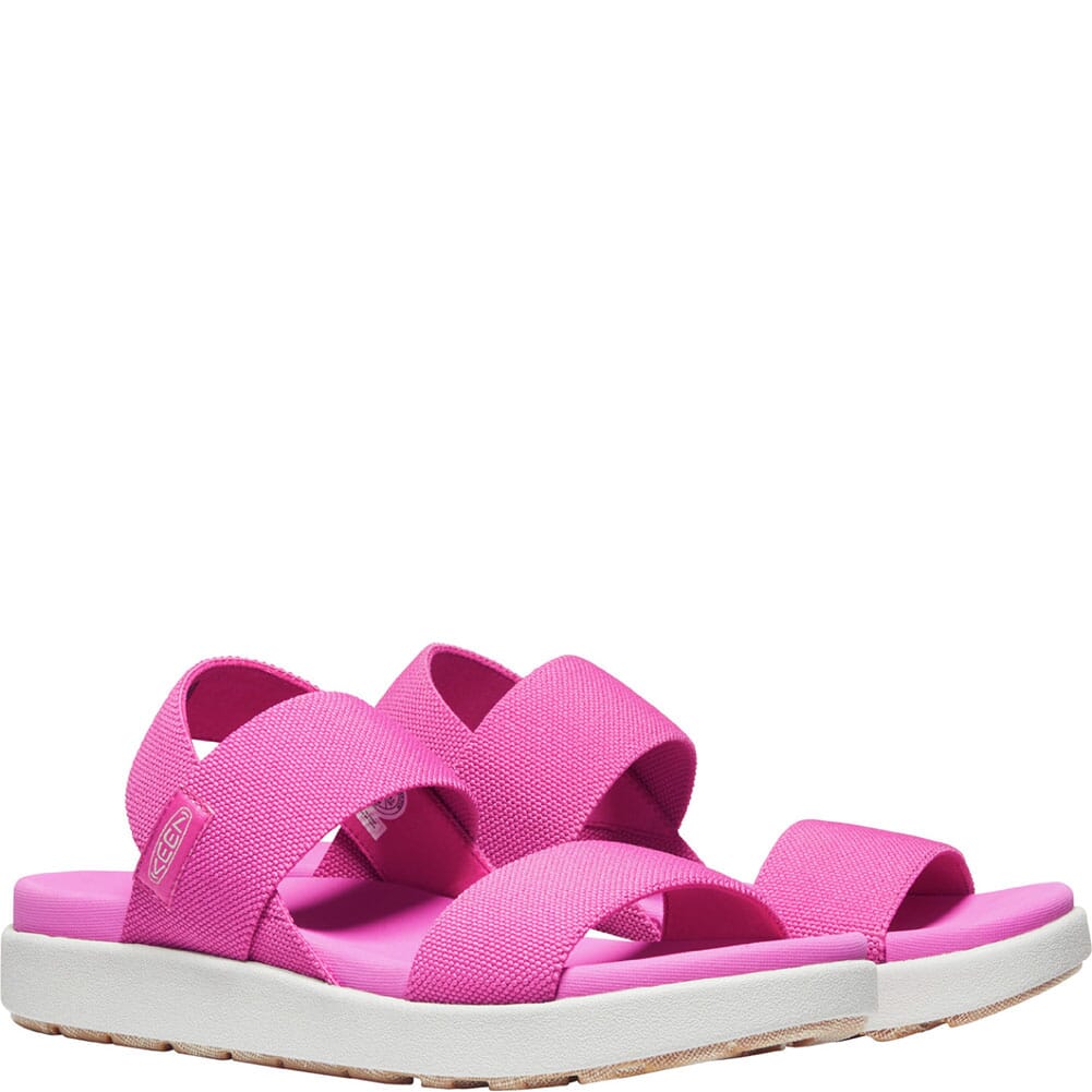 1024716 KEEN Women's Elle Backstrap Sandals - Pink Peacock/Vapor