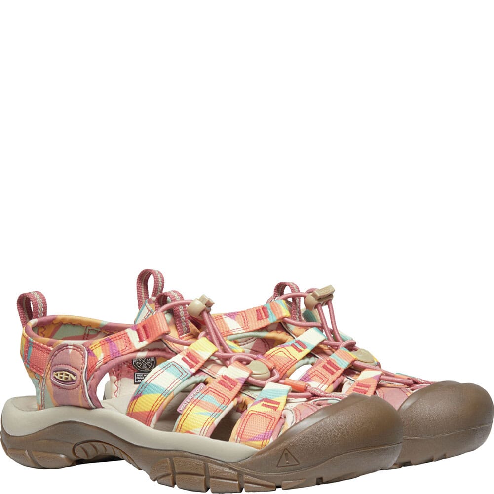 1025027 KEEN Women's Newport H2 Sandals - Brick Dust/Multi