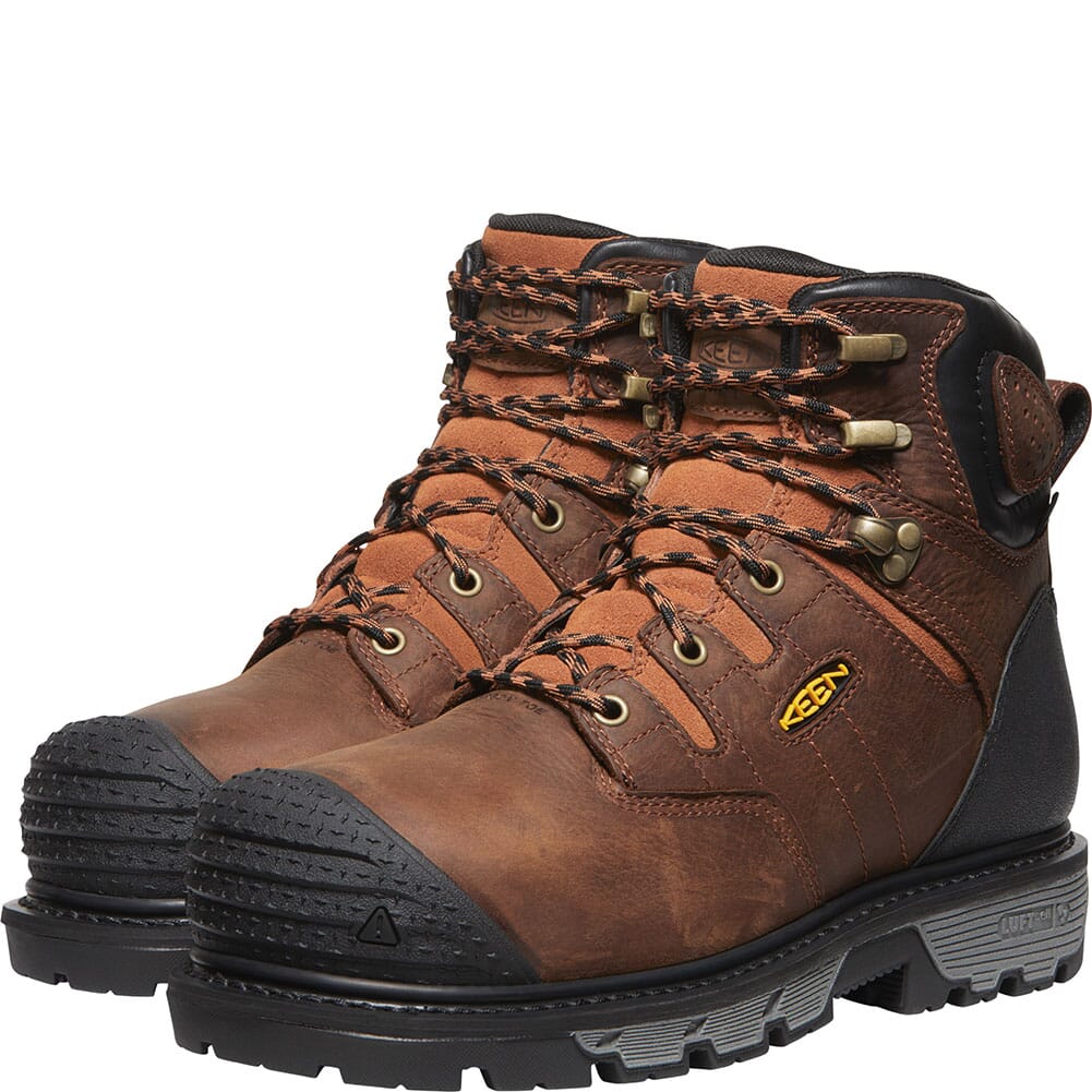 1027690 KEEN Utility Men's Camden MET WP Safety Boots - Brown