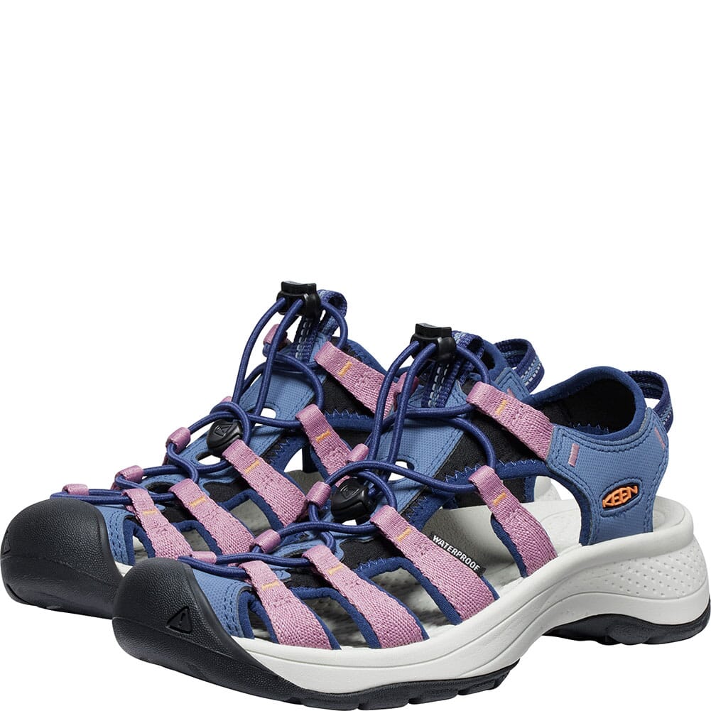 靴 KEEN ASTORIA WEST SANDAL NOSTALGIA ROSE KEEN Outdoor Women's Astoria West Sandals - Nostalgia Rose