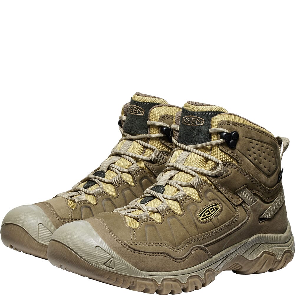 1029364 KEEN Men's Men's Targhee IV WP Hiking Boots - Canteen/Khaki