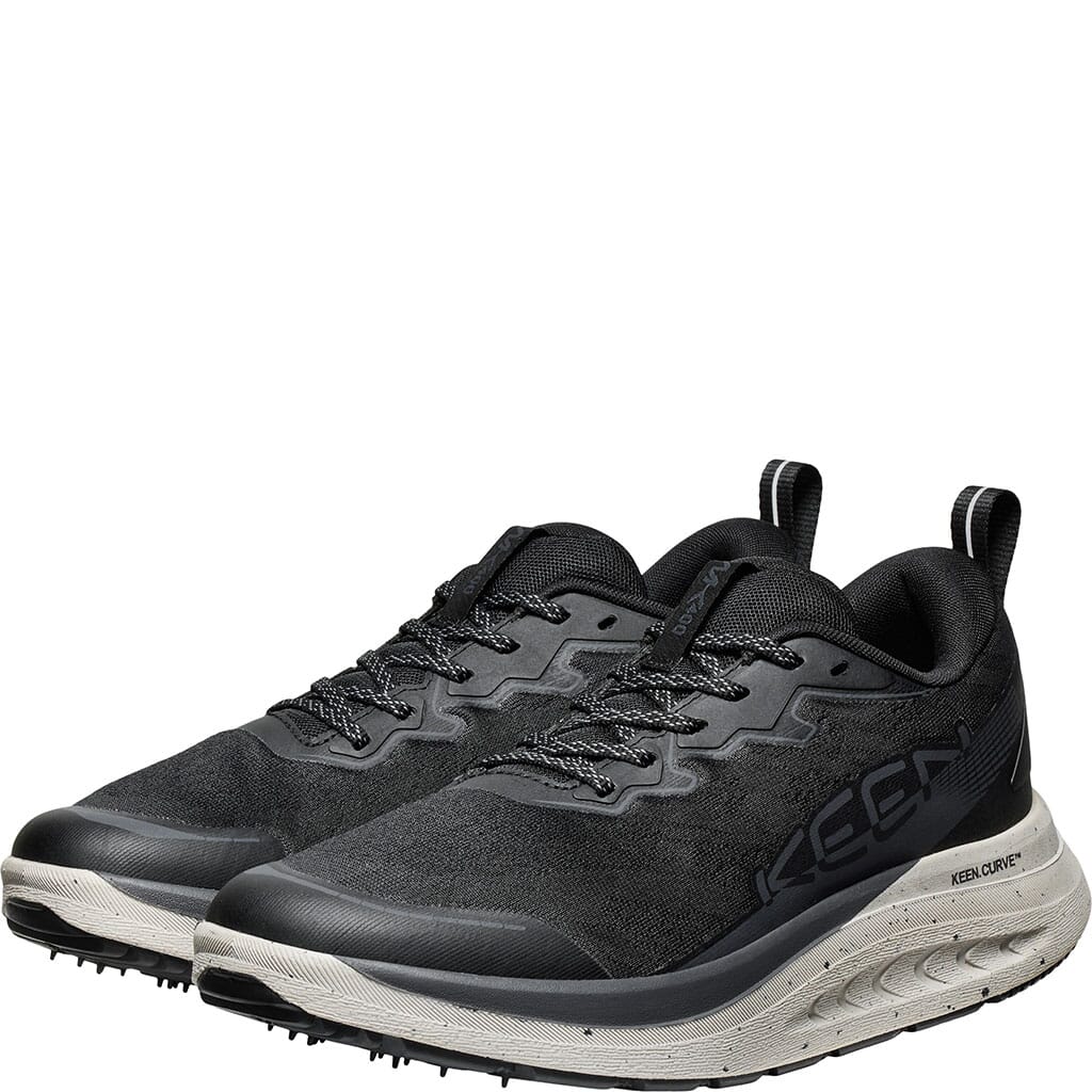 KEEN Men's WK400 X2 Walking Shoes - Black/Vapor | elliottsboots