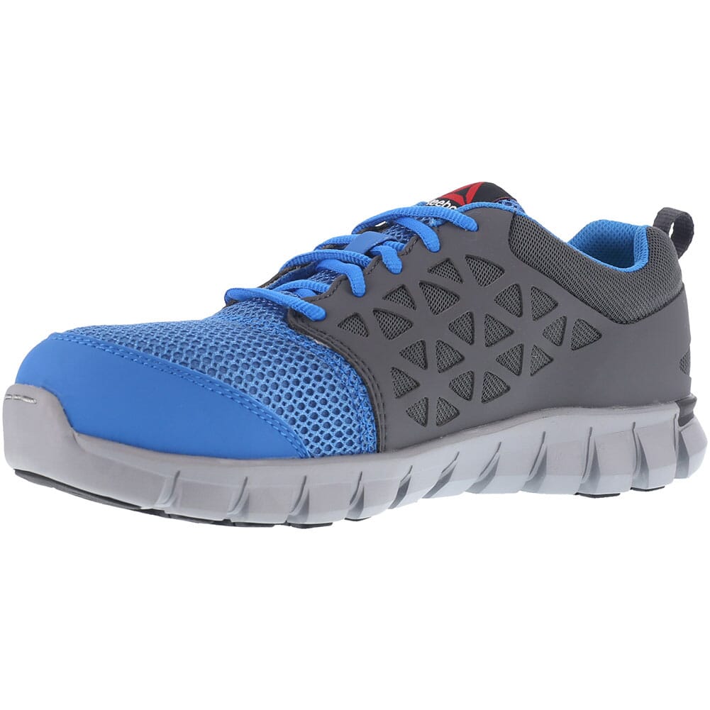 Reebok Men's Sublite Safety Shoes - Blue/Grey | elliottsboots
