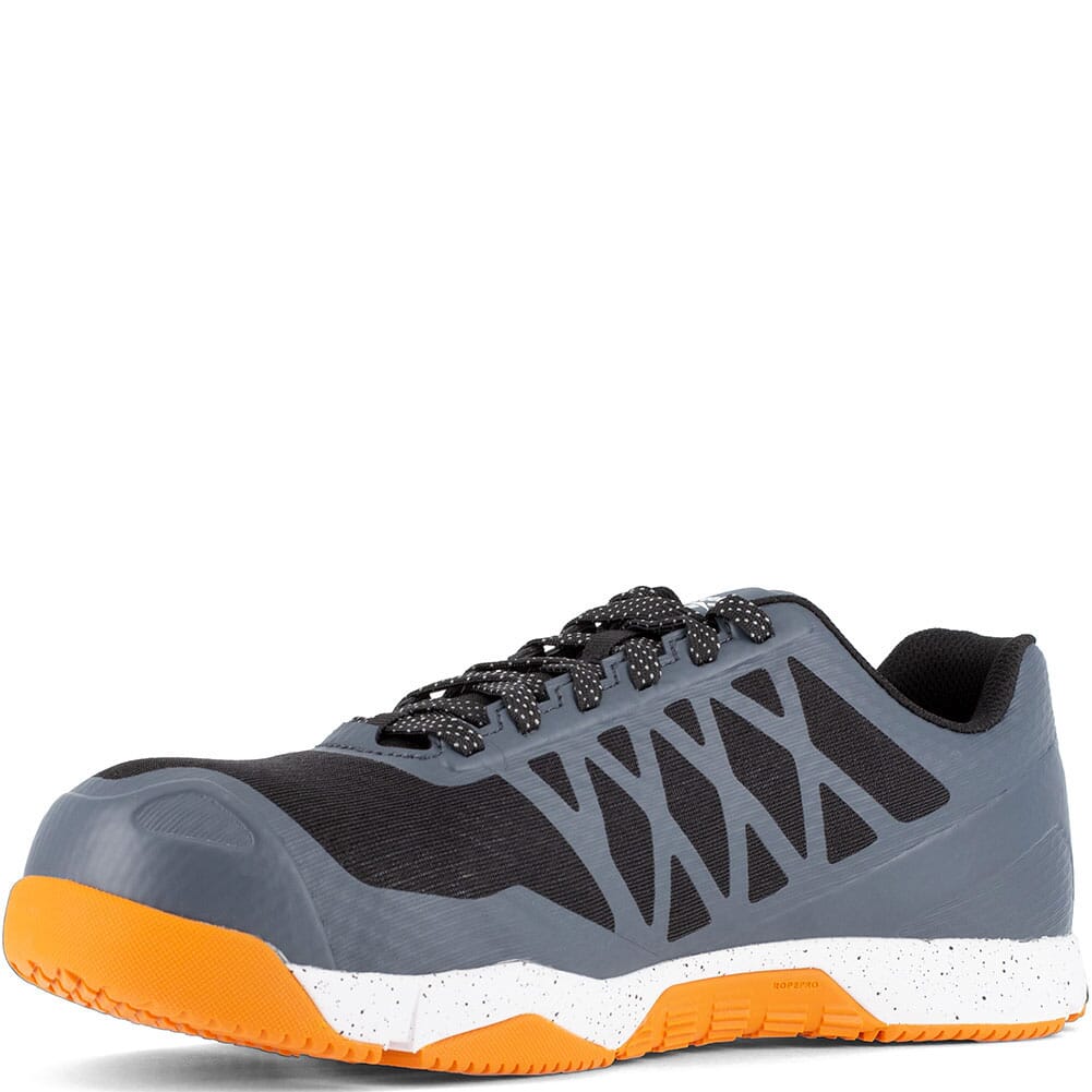 RB4453 Reebok Men's Speed TR Comp Toe Safety Shoes - Grey/Orange