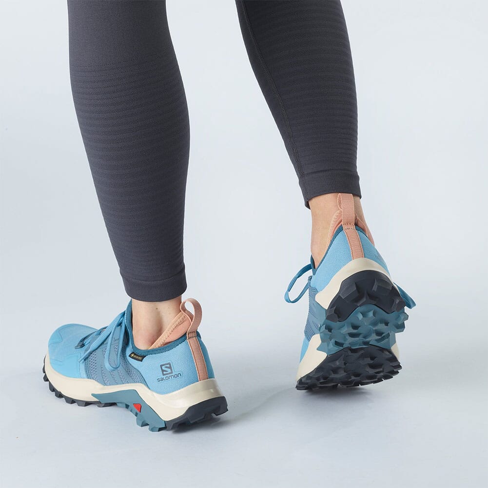 L41441200 Salomon Women's Madcross GTX Hiking Shoes - Delphinium Blue