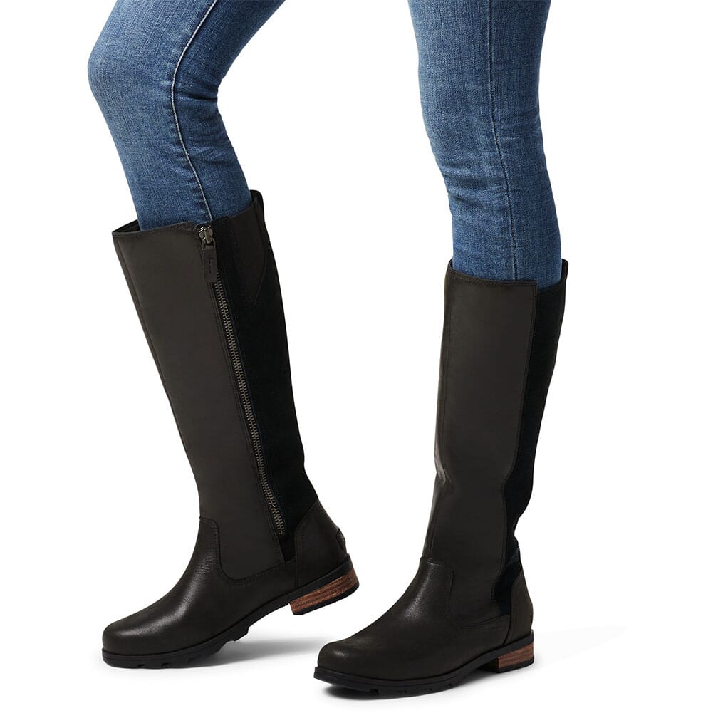 Sorel Women's Emelie Tall Casual Boots - Black