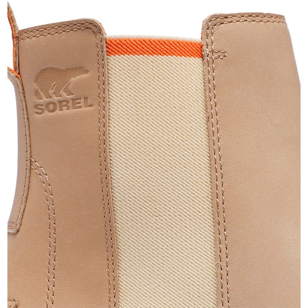 2048451-246 Sorel Women's Joan Now Chelsea Casual Boots - Honest Beige/Gum 2