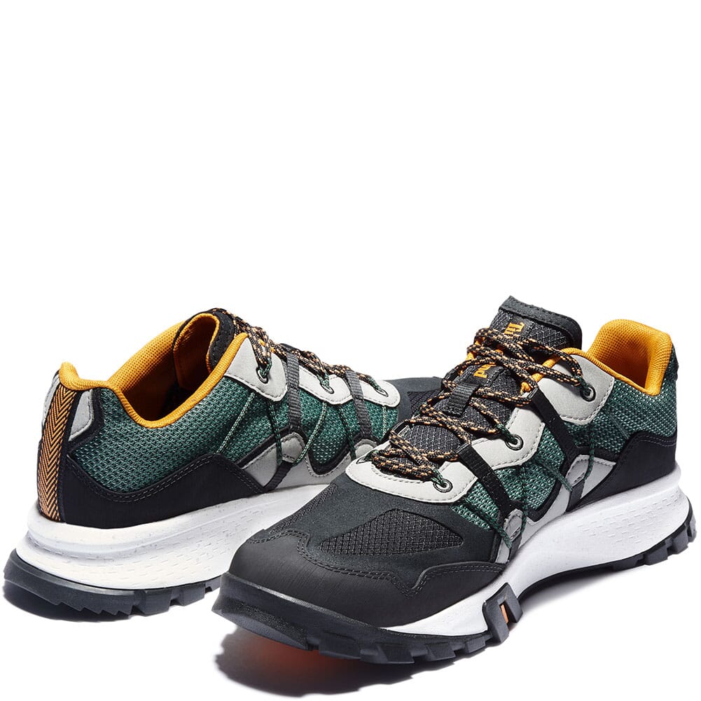 A243PY18 Timberland Men's Garrison Trail Hiking Shoes - Dark Green/Black