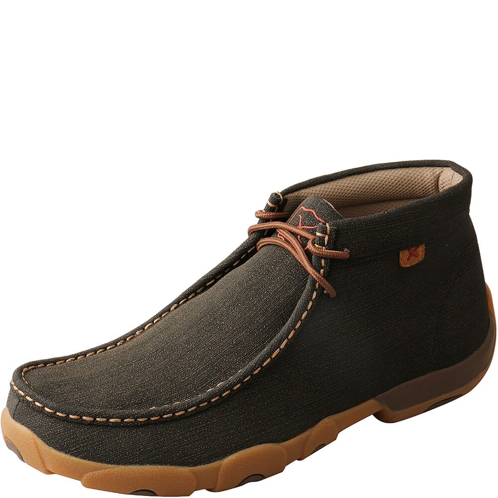 MDM0080 Twisted X Men's Chukka Driving Moc Casual Boots - Rubberized Brown