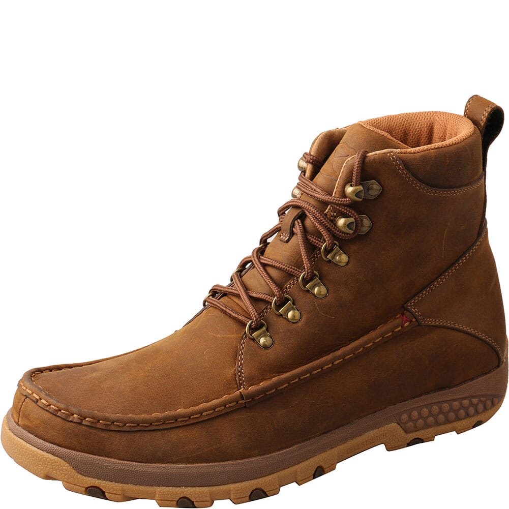 MXC0011 Twisted X Men's CellStretch Driving Moc Hiking Boots - Saddle
