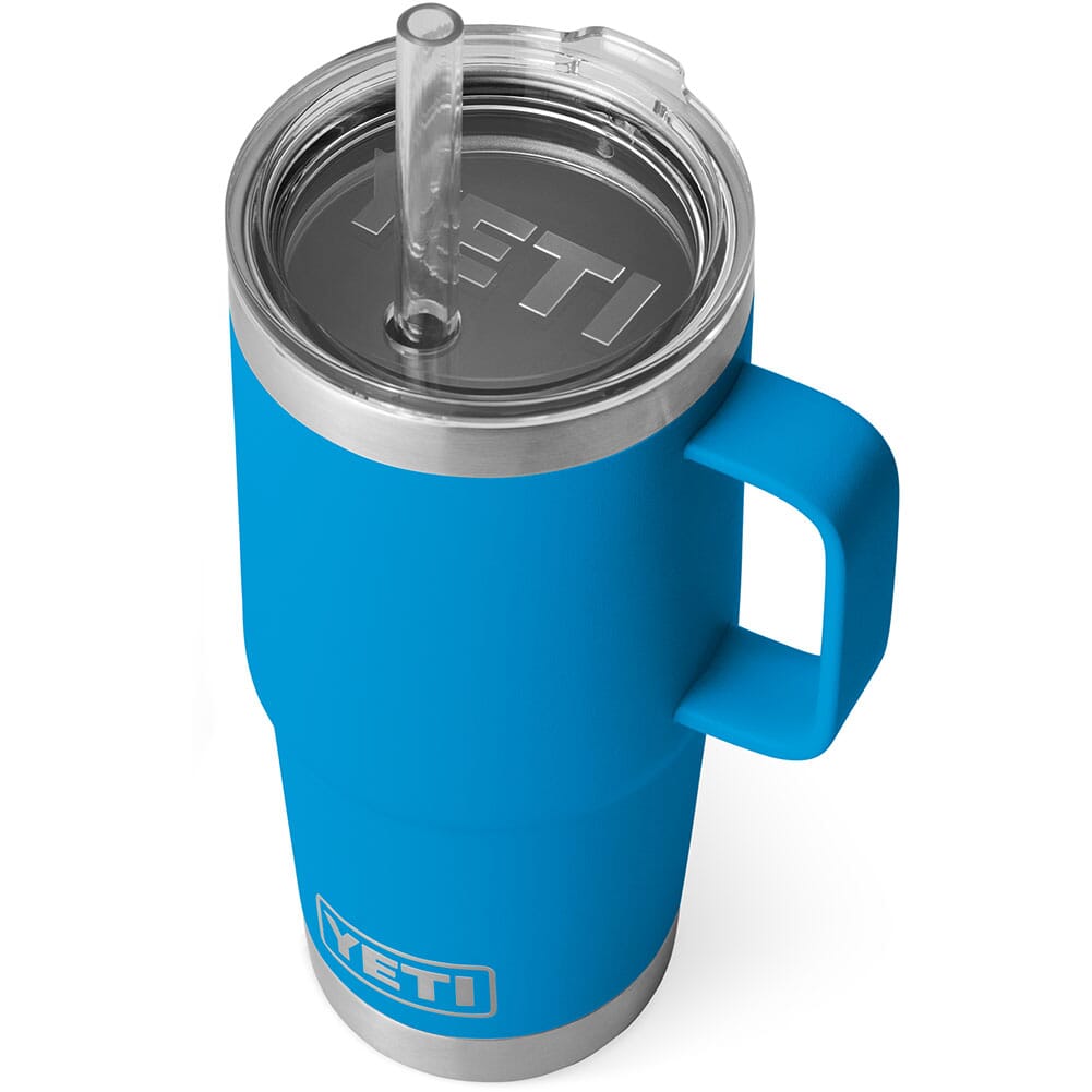 Yeti Rambler 25 oz Straw Mug - Big Wave Blue | elliottsboots