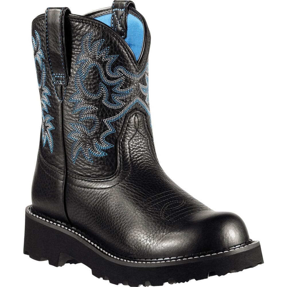 Image for Ariat Women's Fatbaby Western Boots - Black from elliottsboots